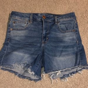 American Eagle high rise shortie. Size 10.